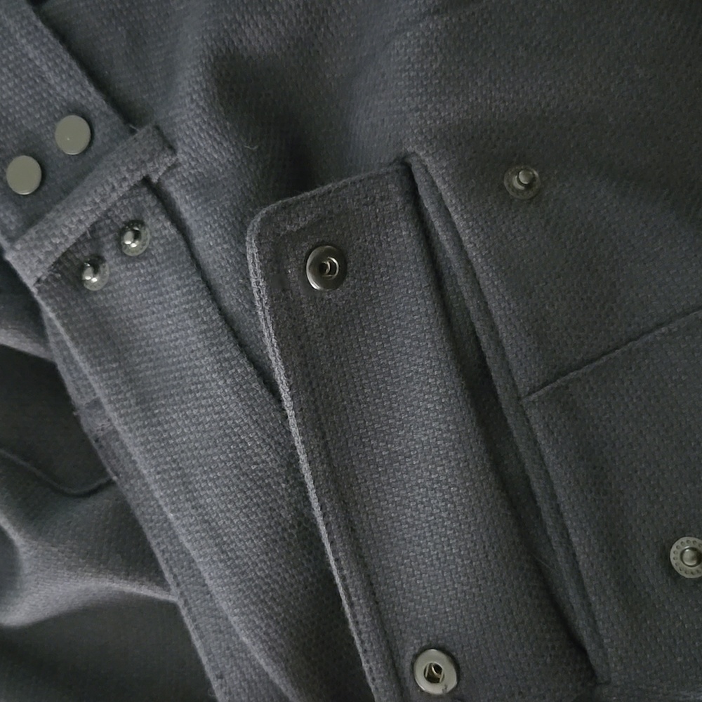 Vince Navy Wool Blend Crop Trouser Pant‎ Size 6 Coastal Workwear - Picture 14 of 15
